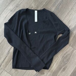 Alo Yoga Knit Salma Cardigan in black - never been worn!
